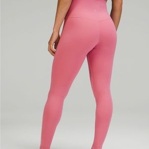 Lululemon pink blossom align high rise pant 28”